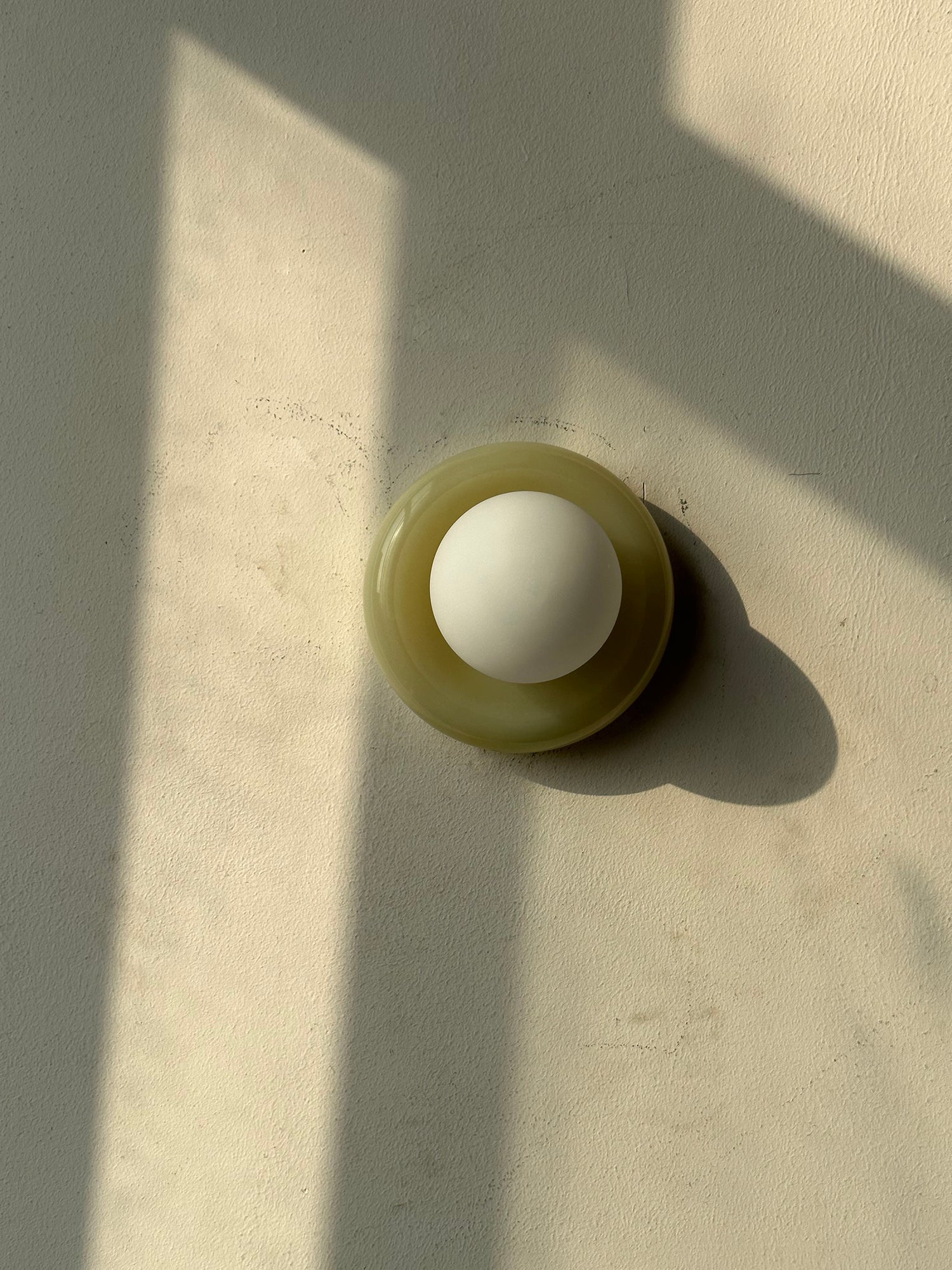 Cemaros Modern Minimalist Jade Glass Wall Lamp - Lamp Copper