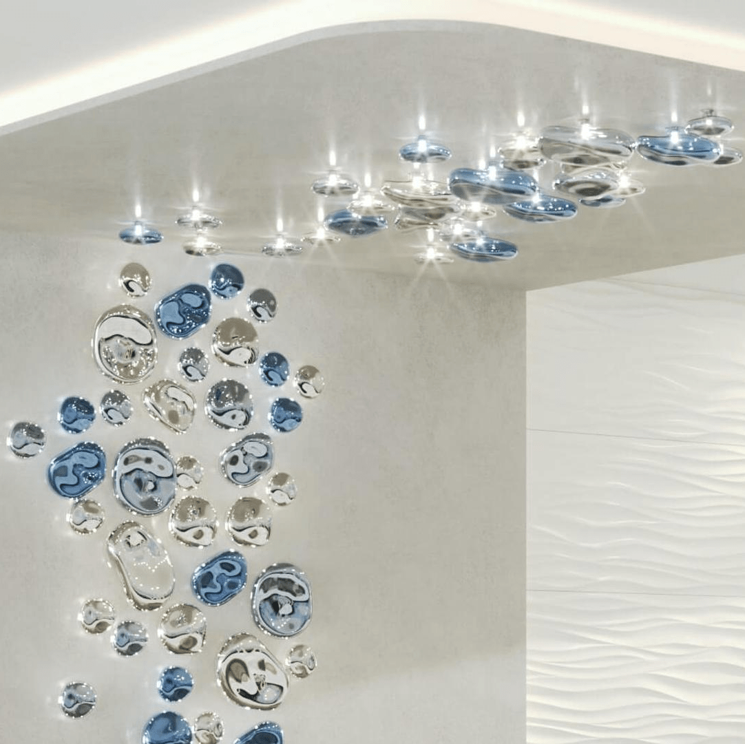 Nyzoris Bubble Glass Wall Light - Letslighting