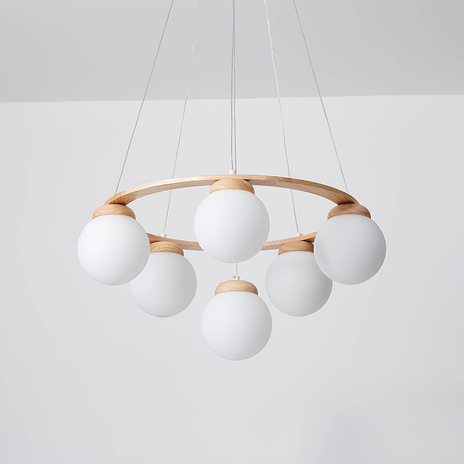 Miira Wood Chandelier - Letslighting