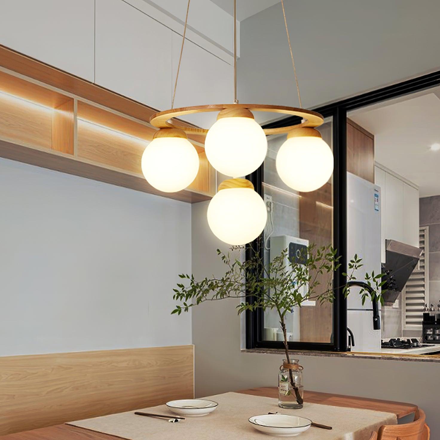 Miira Wood Chandelier - Letslighting