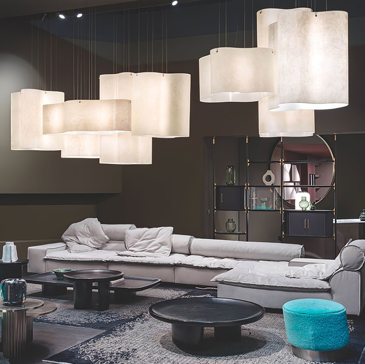 Aurora Pendant Lamp Cloud Shape Modern - Letslighting