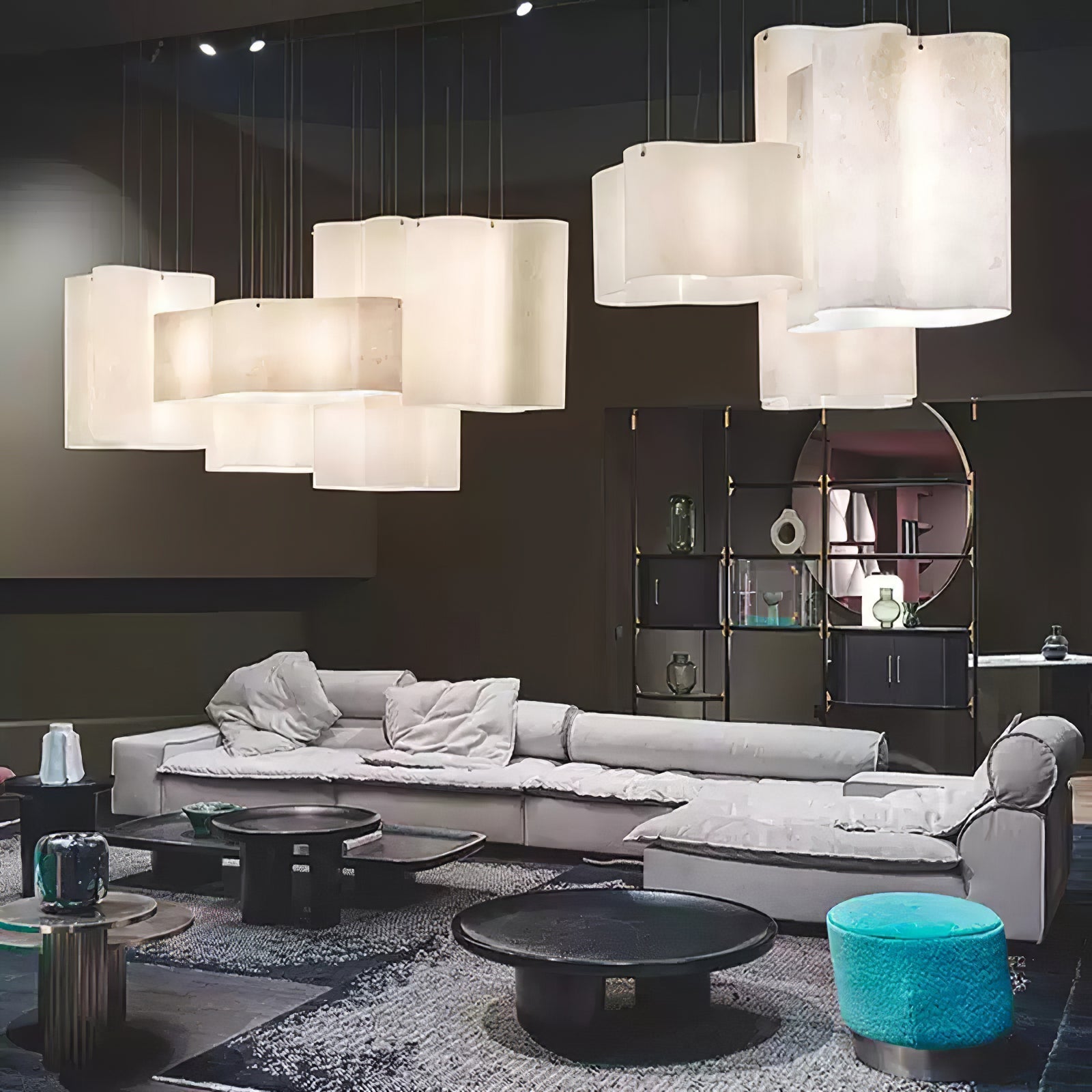 Aurora Pendant Lamp Cloud Shape Modern - Letslighting
