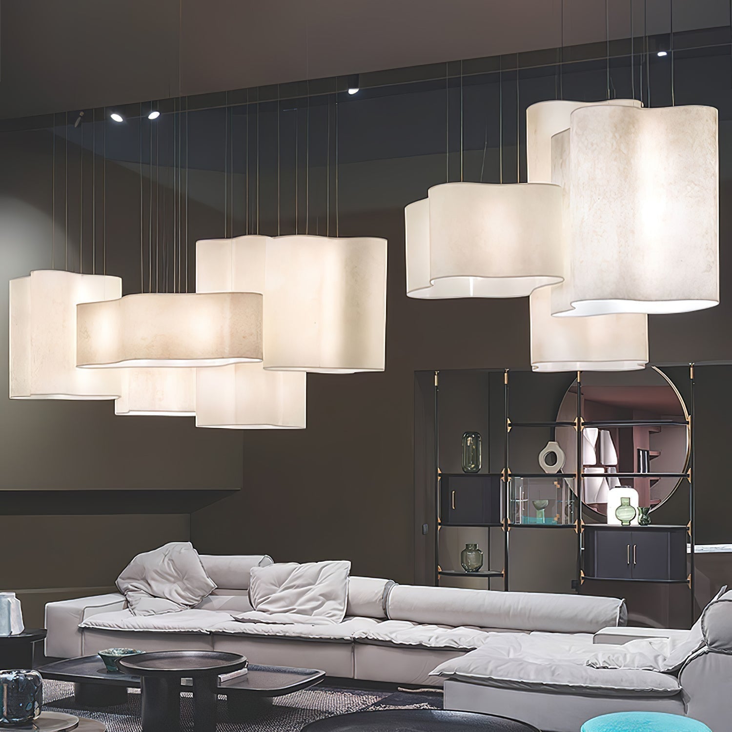 Aurora Pendant Lamp Cloud Shape Modern - Letslighting