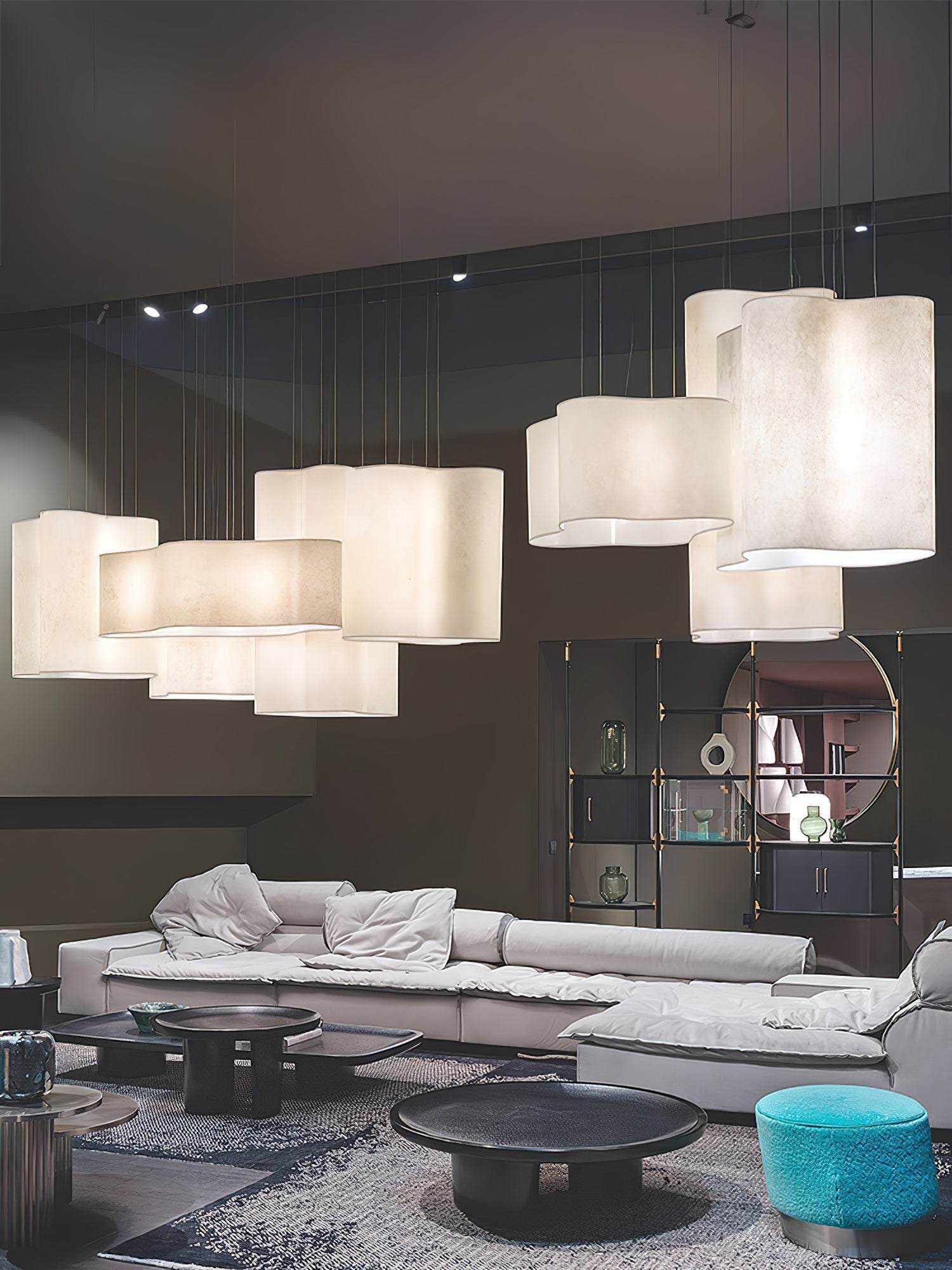 Aurora Pendant Lamp Cloud Shape Modern - Letslighting