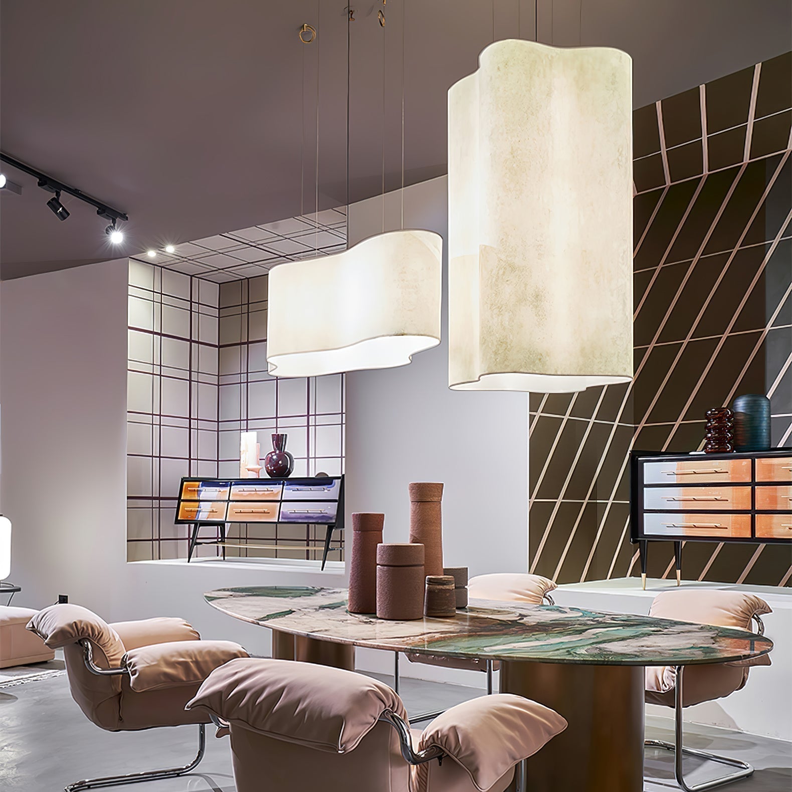 Aurora Pendant Lamp Cloud Shape Modern - Letslighting