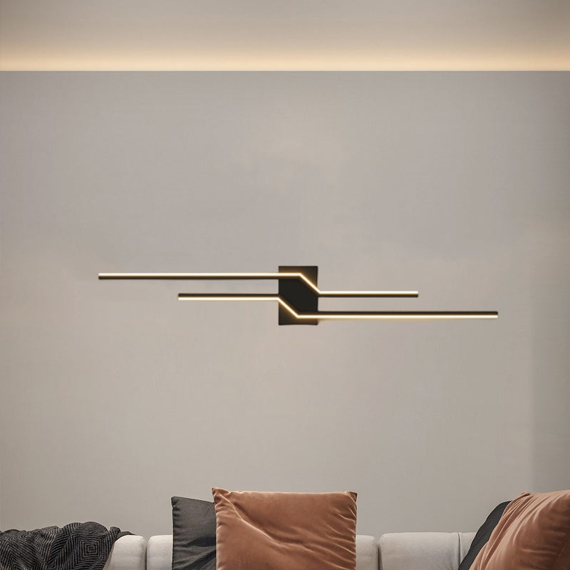 Alana Aplique de Pared Minimalista Negro/Blanco Baño