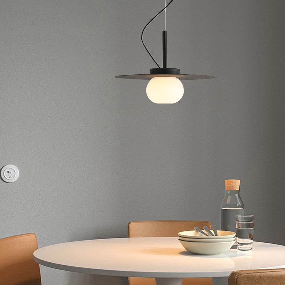 Arisha Minimalista Lámpara Colgante Metal Vidrio Comedor Estudio