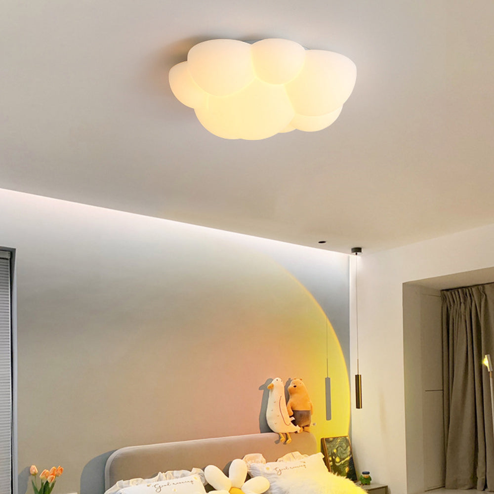 Aria Nórdico LED Nube Plafón Lámpara de Techo Resina Dormitorio
