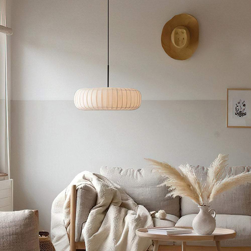 Ritta Creativo Redondo Lámpara Colgante Tejido Salón Comedor Pasillo