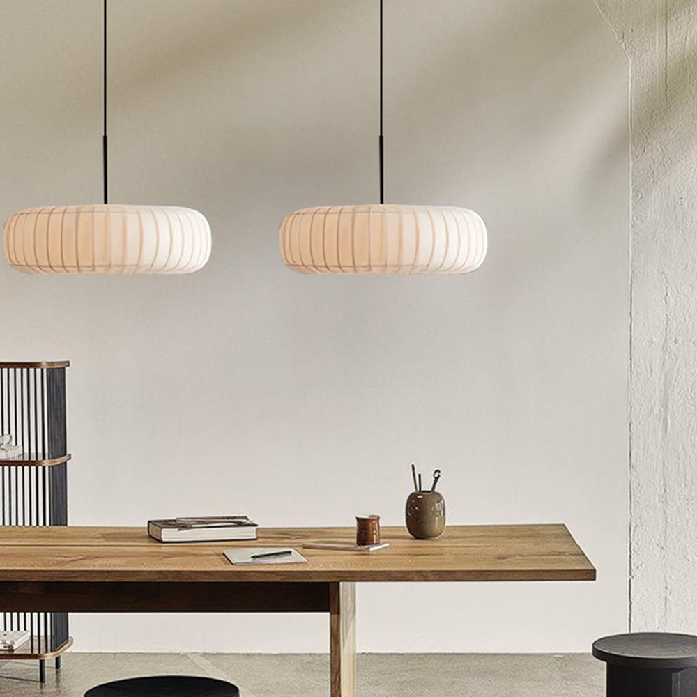 Ritta Creativo Redondo Lámpara Colgante Tejido Salón Comedor Pasillo