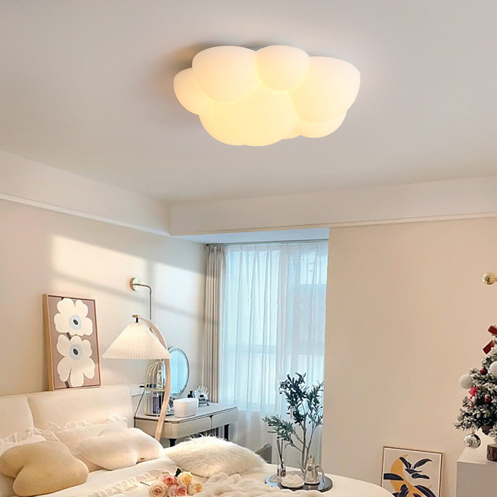 Aria Nórdico LED Nube Plafón Lámpara de Techo Resina Dormitorio