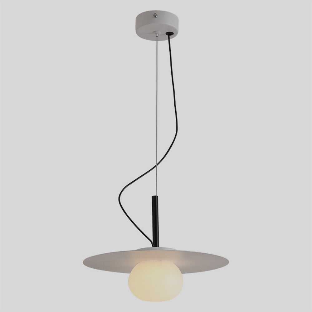 Arisha Minimalista Lámpara Colgante Metal Vidrio Comedor Estudio