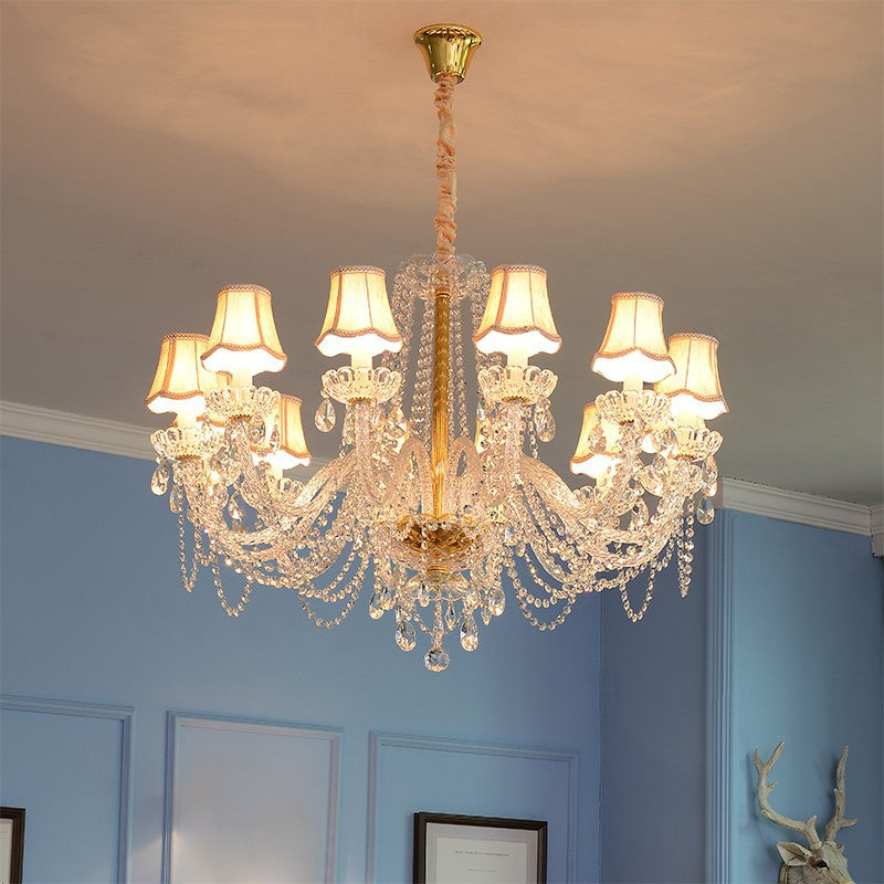 Kristy LED Lámparas de Araña Cristal Metal Vidrio Dormitorio Salón