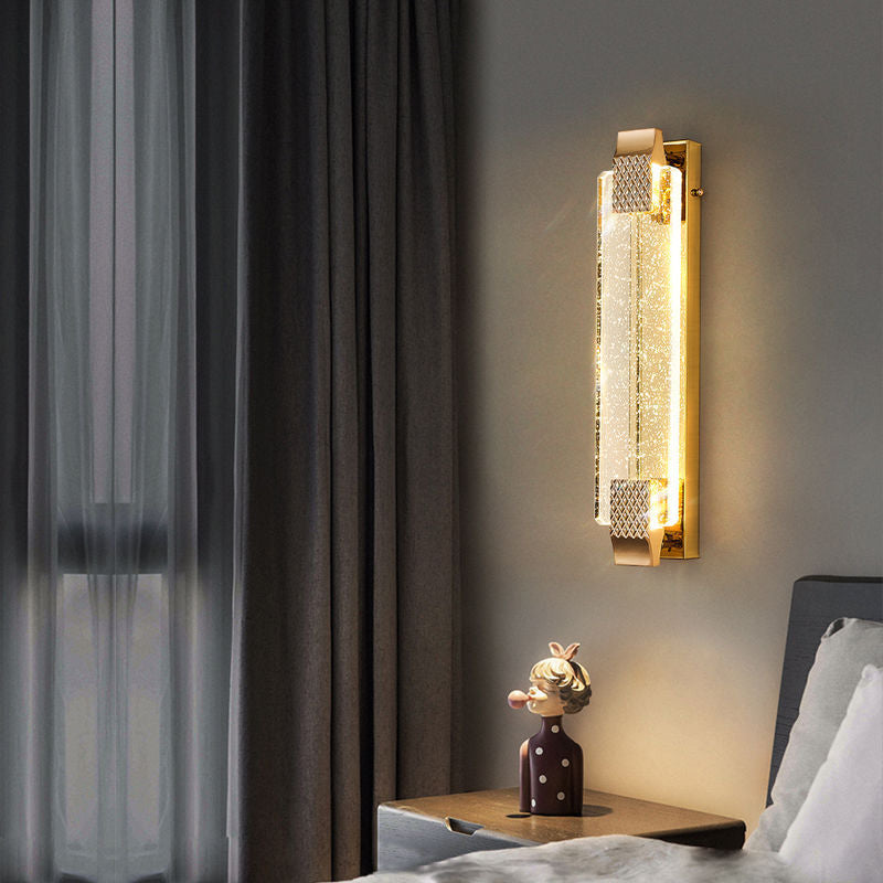 Arisha Moderno Aplique De Pared Interior Metal/Vidrio Salón/Comedor