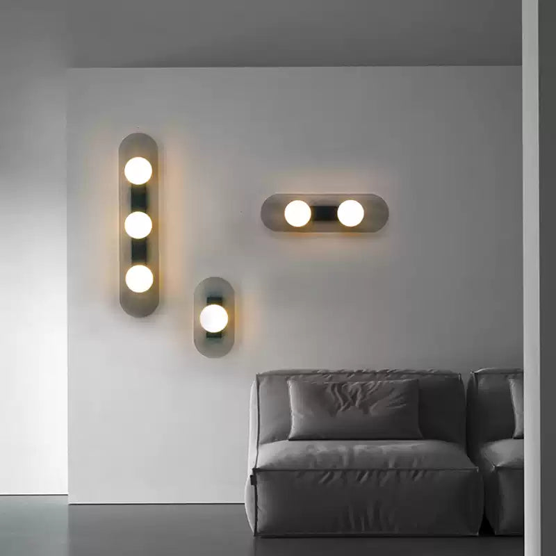Lustra Aplique de pared Discos Modulares Patrón Lineal