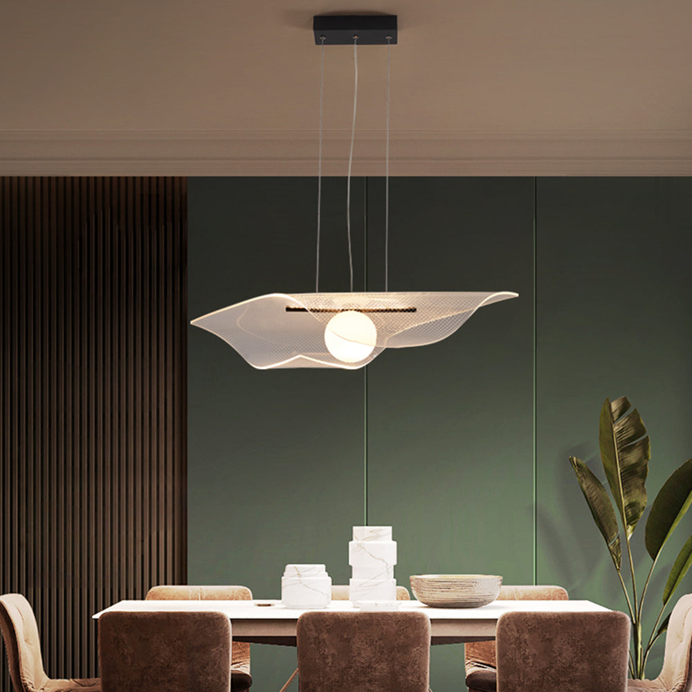 Arisha Minimalismo LED Lámpara Colgante Claro Acrílico Metal Salón