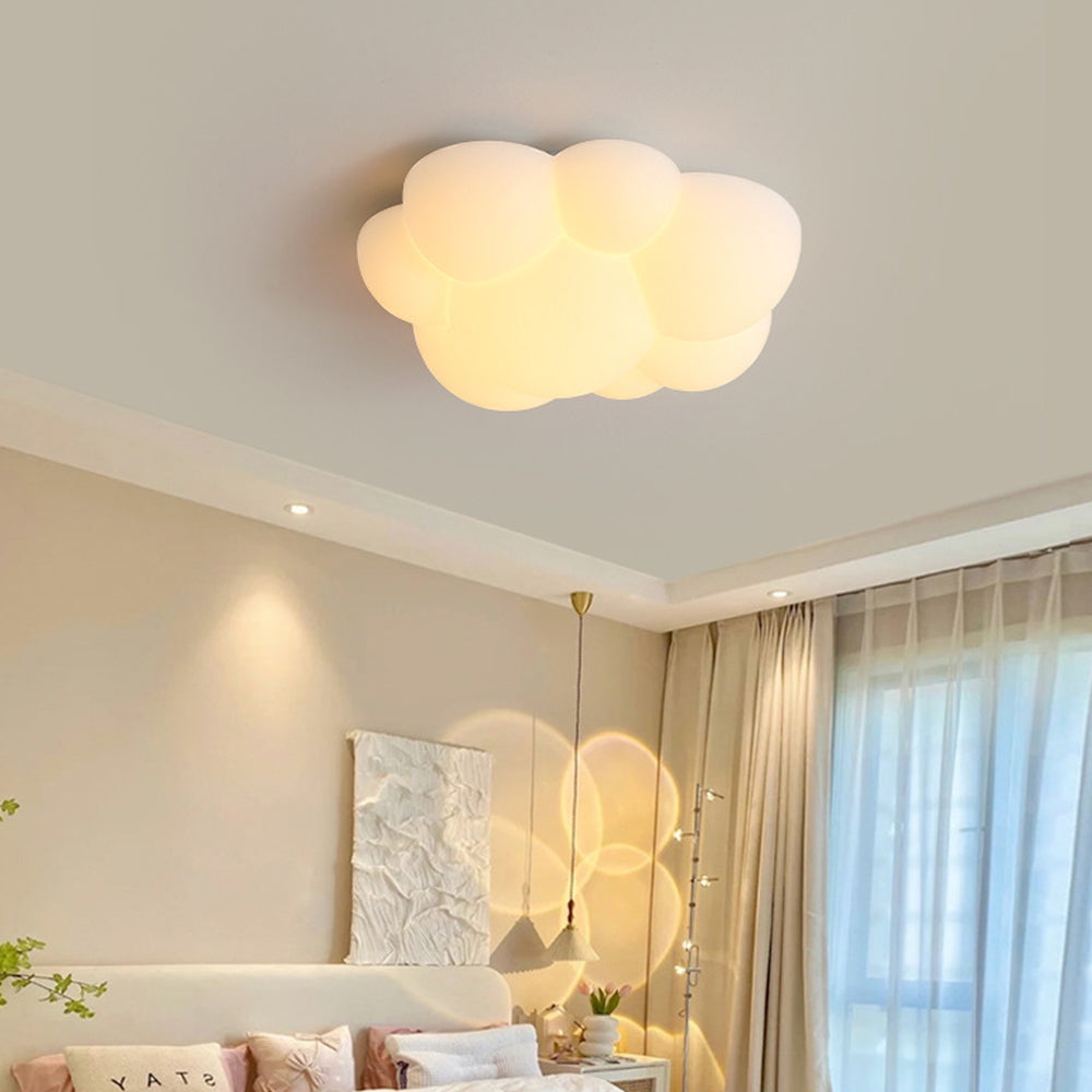 Aria Nórdico LED Nube Plafón Lámpara de Techo Resina Dormitorio