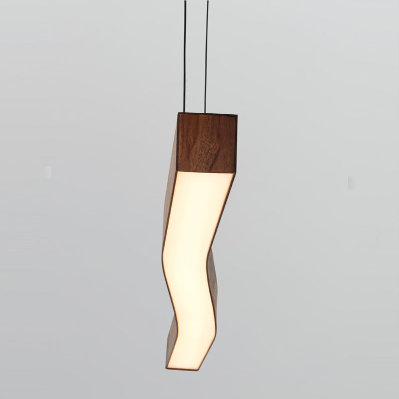 Muto Nórdico Lámpara colgante Madera Salón/Dormitorio/Comedor