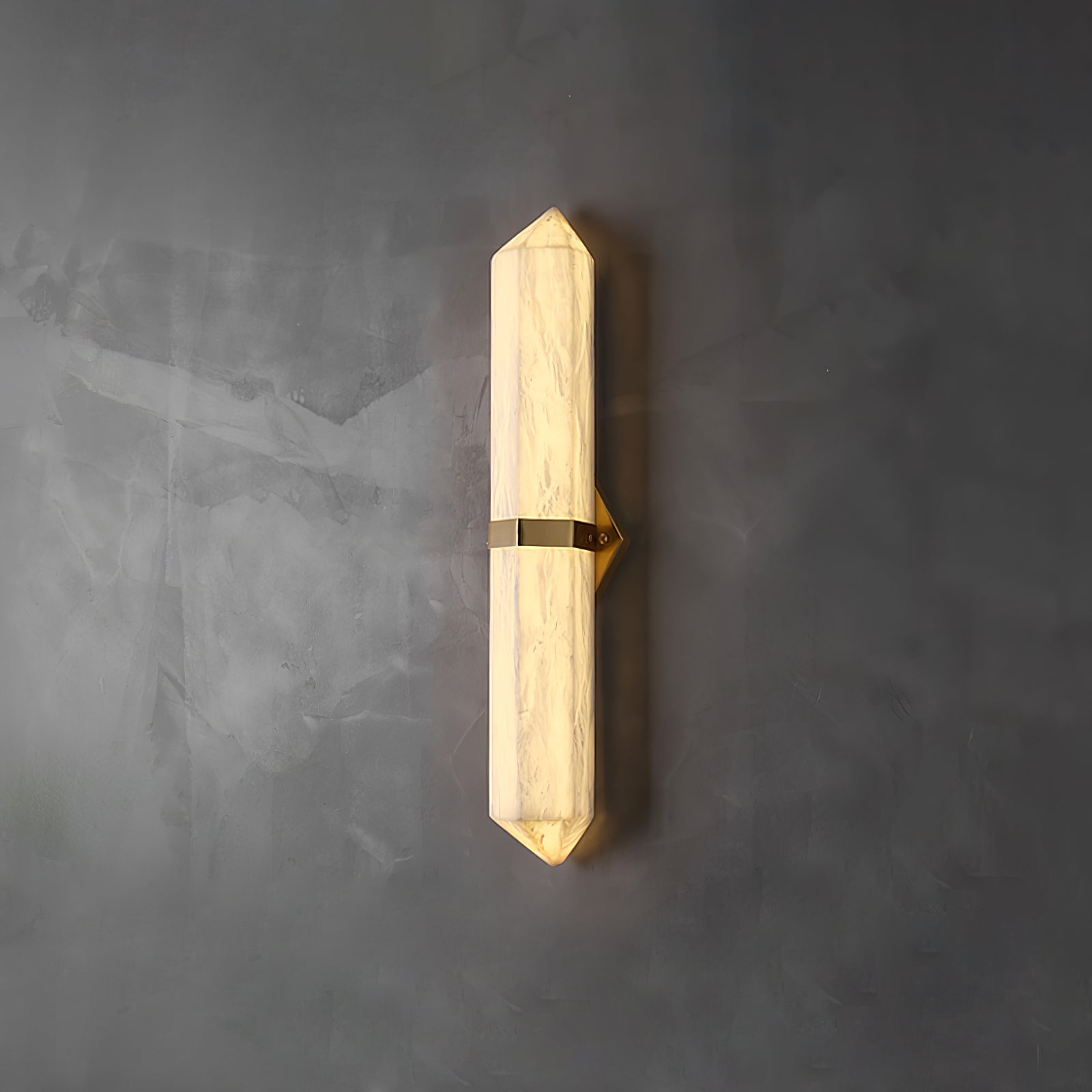 Alabaster Obelisk Wall Sconce - Letslighting