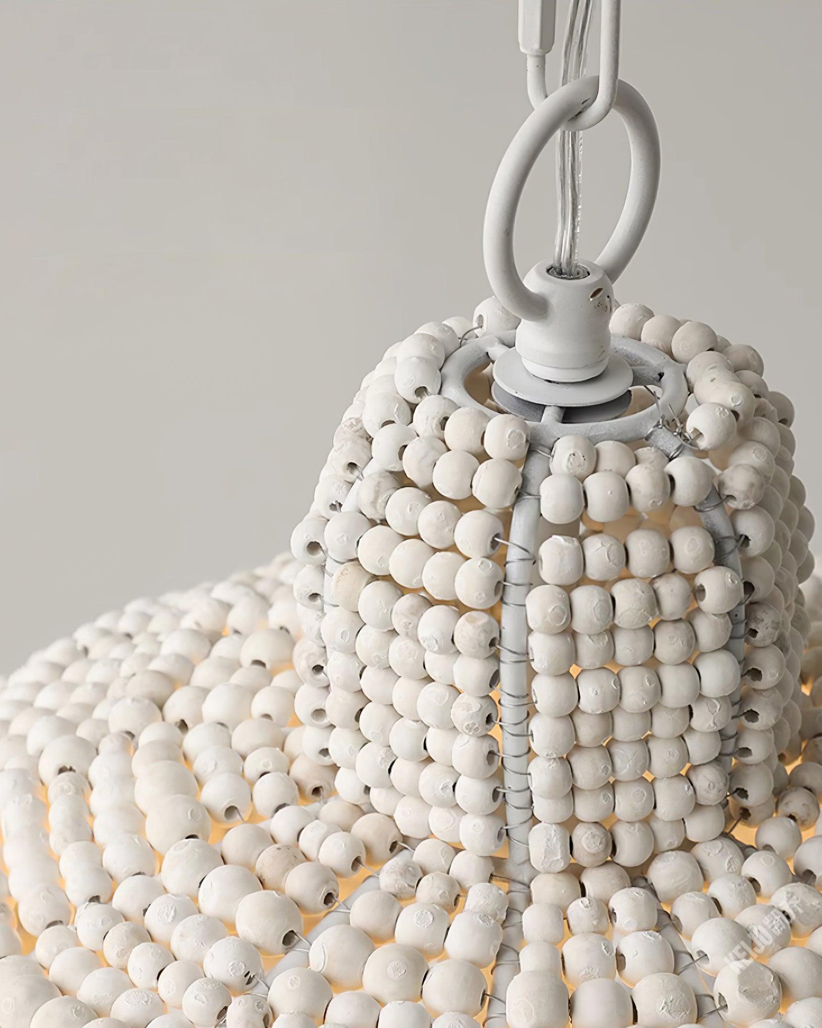 Obispo Wood Beads Pendant Lamp - Letslighting