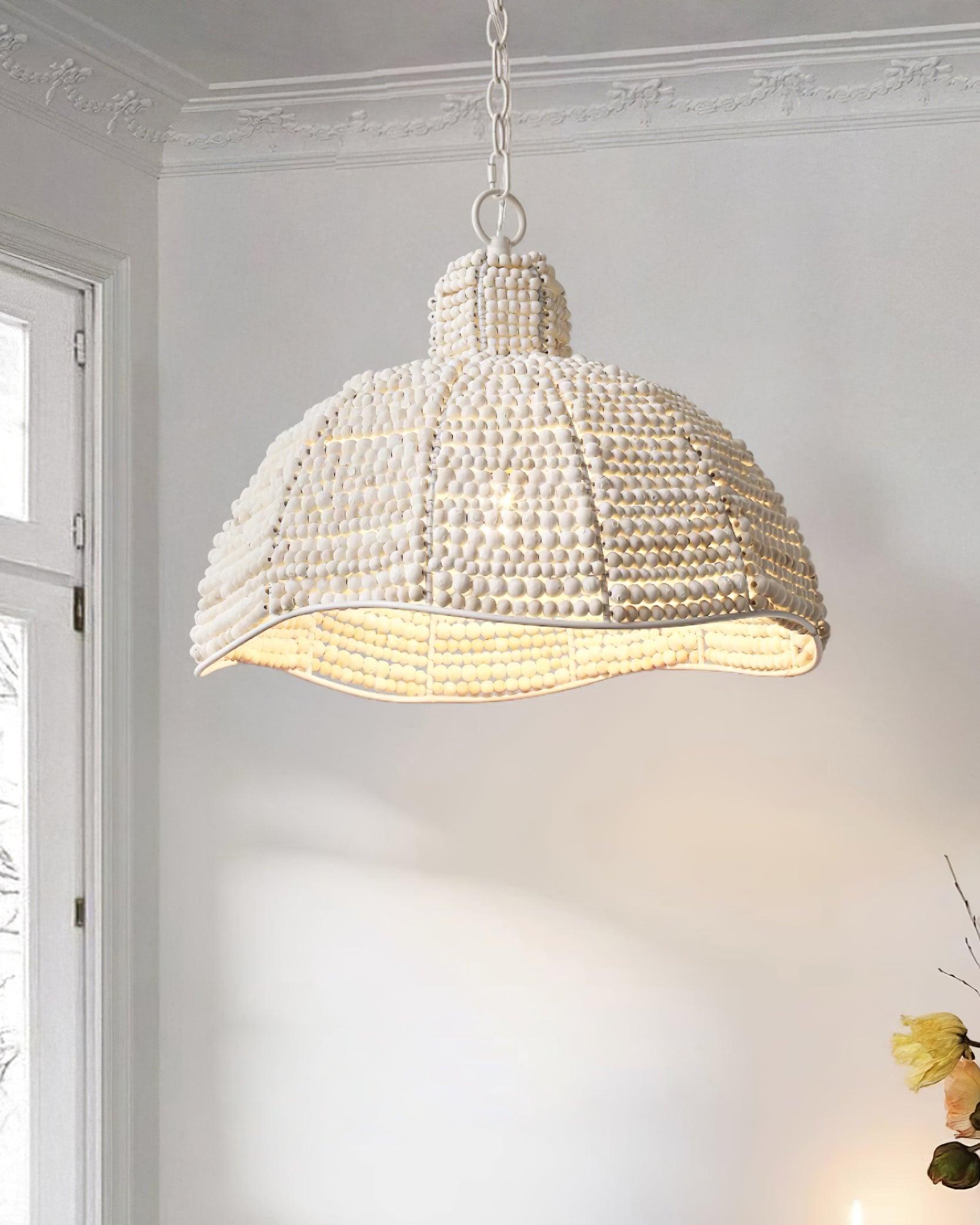 Obispo Wood Beads Pendant Lamp - Letslighting