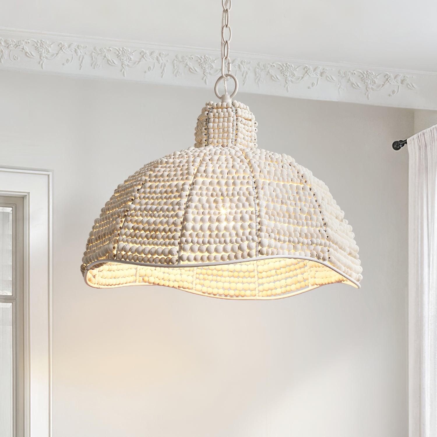 Obispo Wood Beads Pendant Lamp - Letslighting