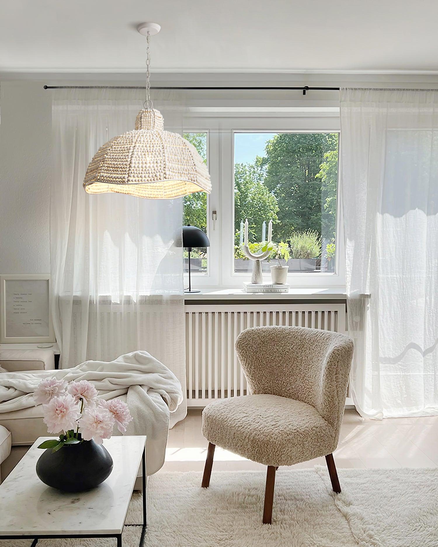 Obispo Wood Beads Pendant Lamp - Letslighting