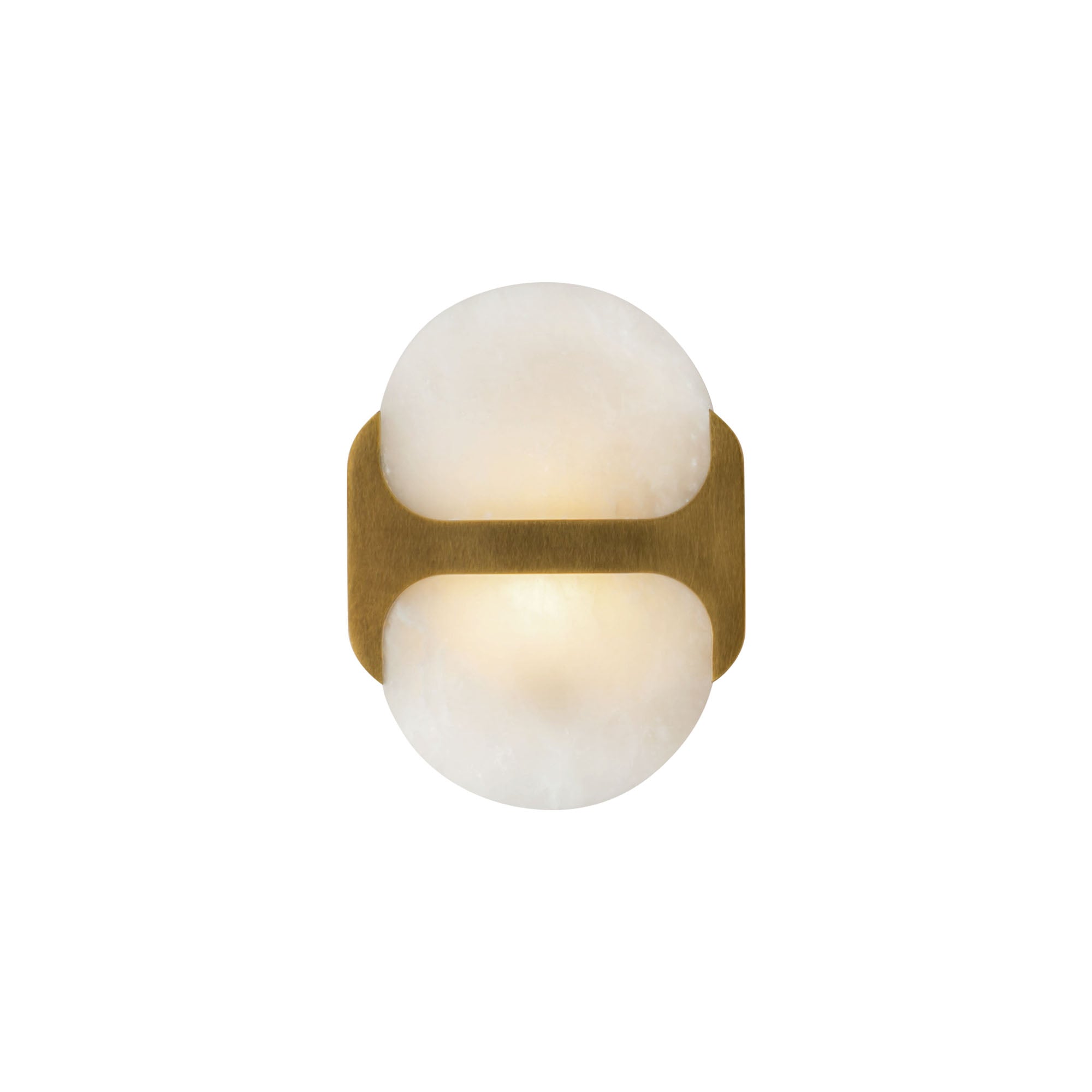 Ulthaora Double Globe Alabaster Wall Light - Letslighting