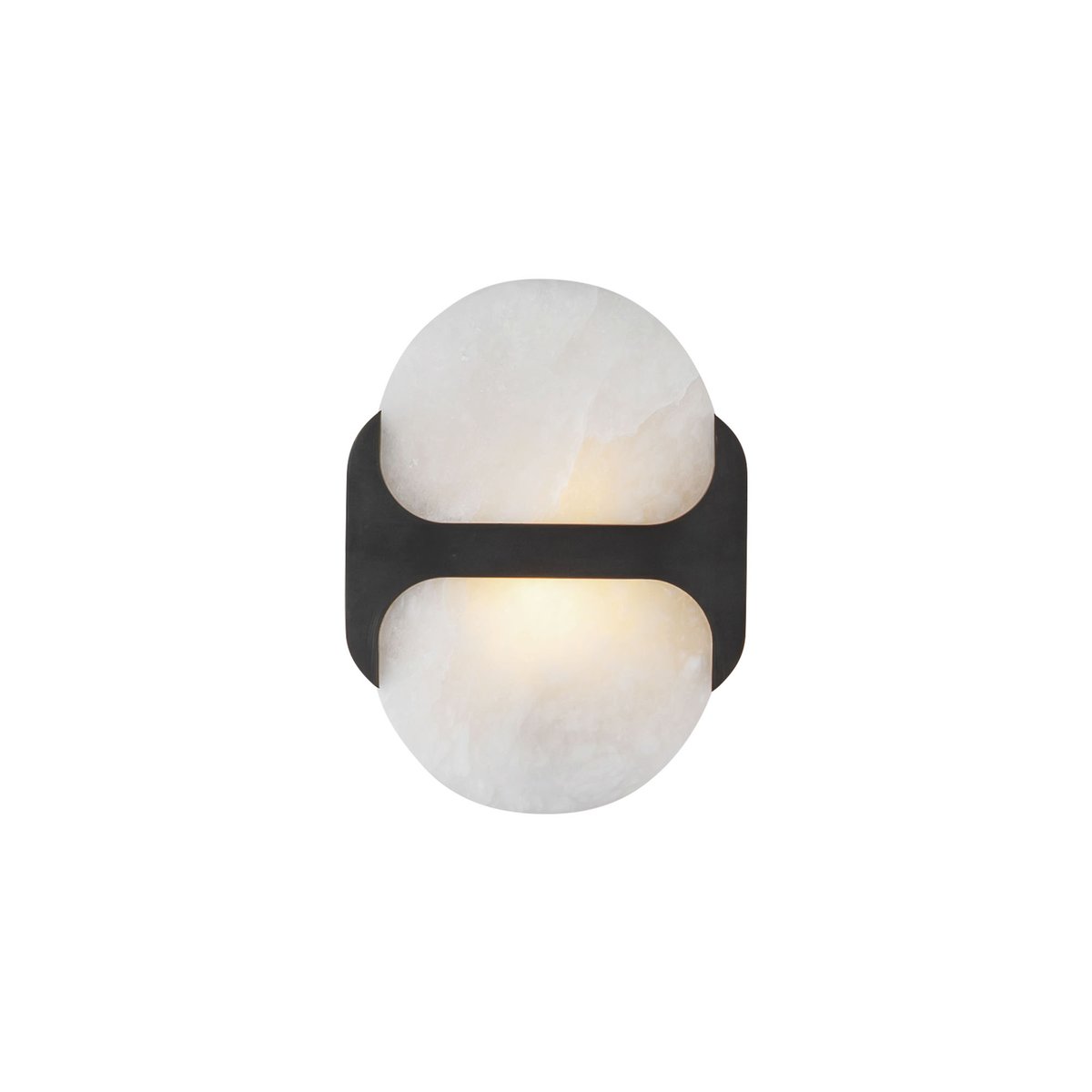 Ulthaora Double Globe Alabaster Wall Light - Letslighting