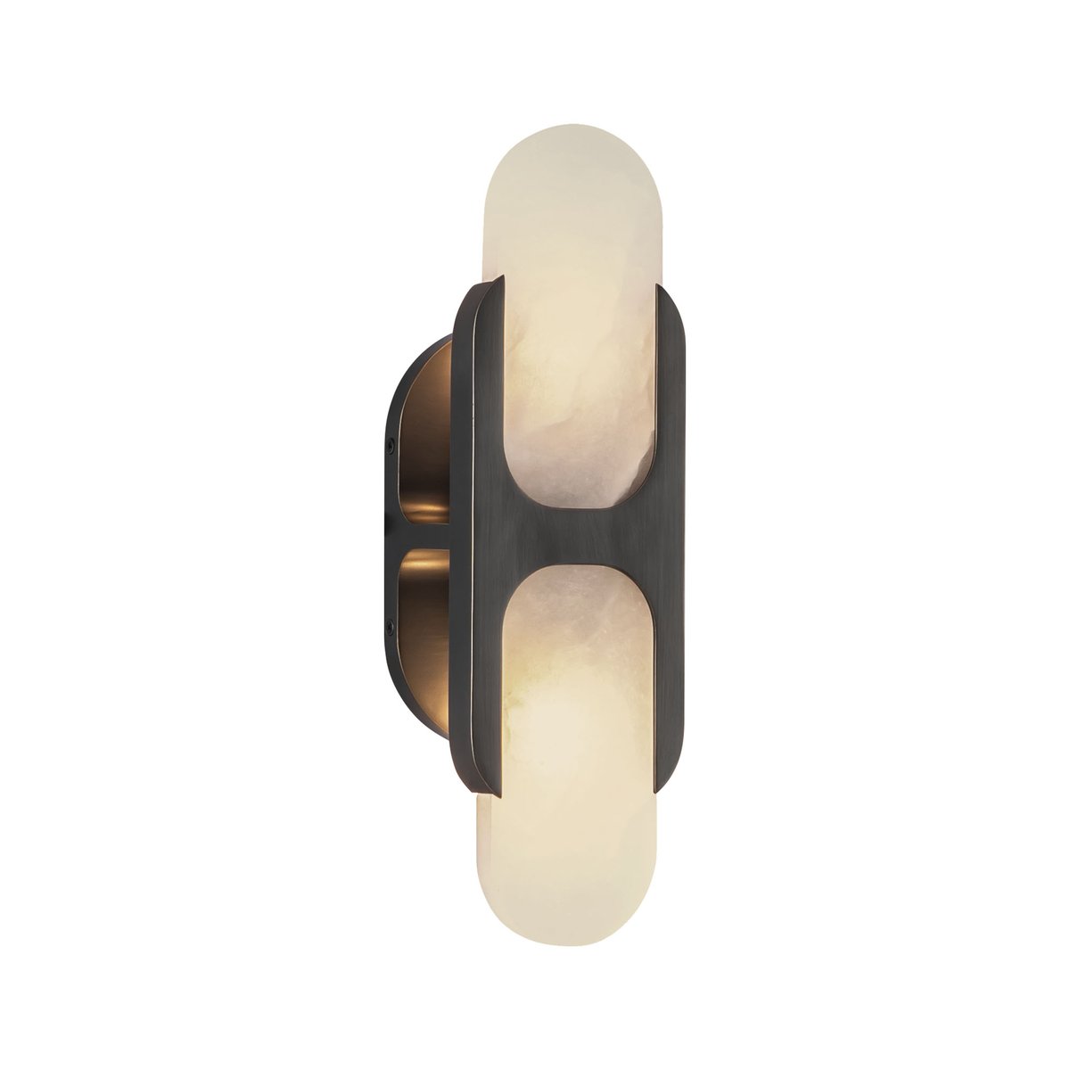 Ulthaora Double Globe Alabaster Wall Light - Letslighting