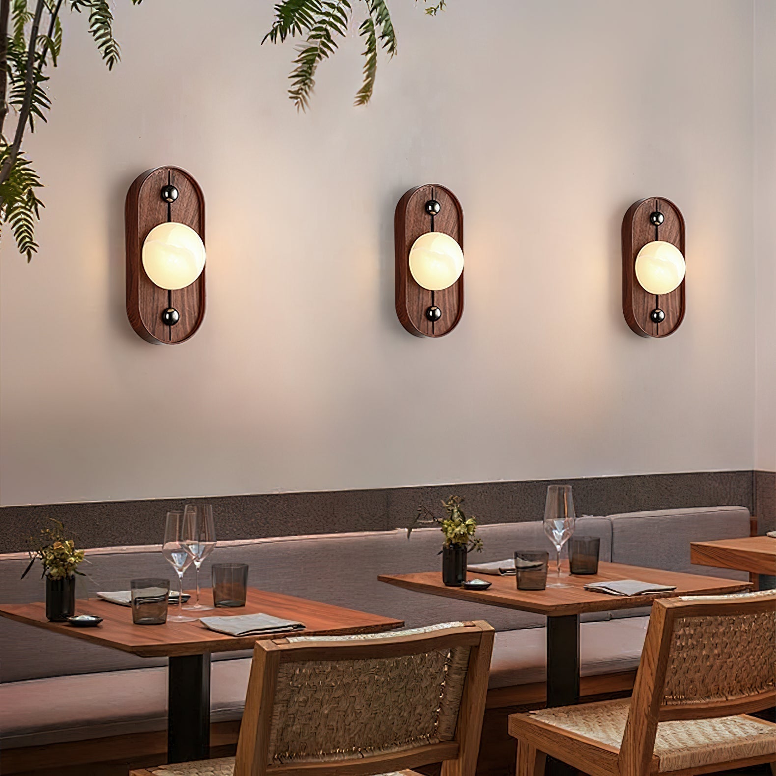 Evtala Modern Minimalist Metal Alabaster Wall Lamp - Lamp Copper