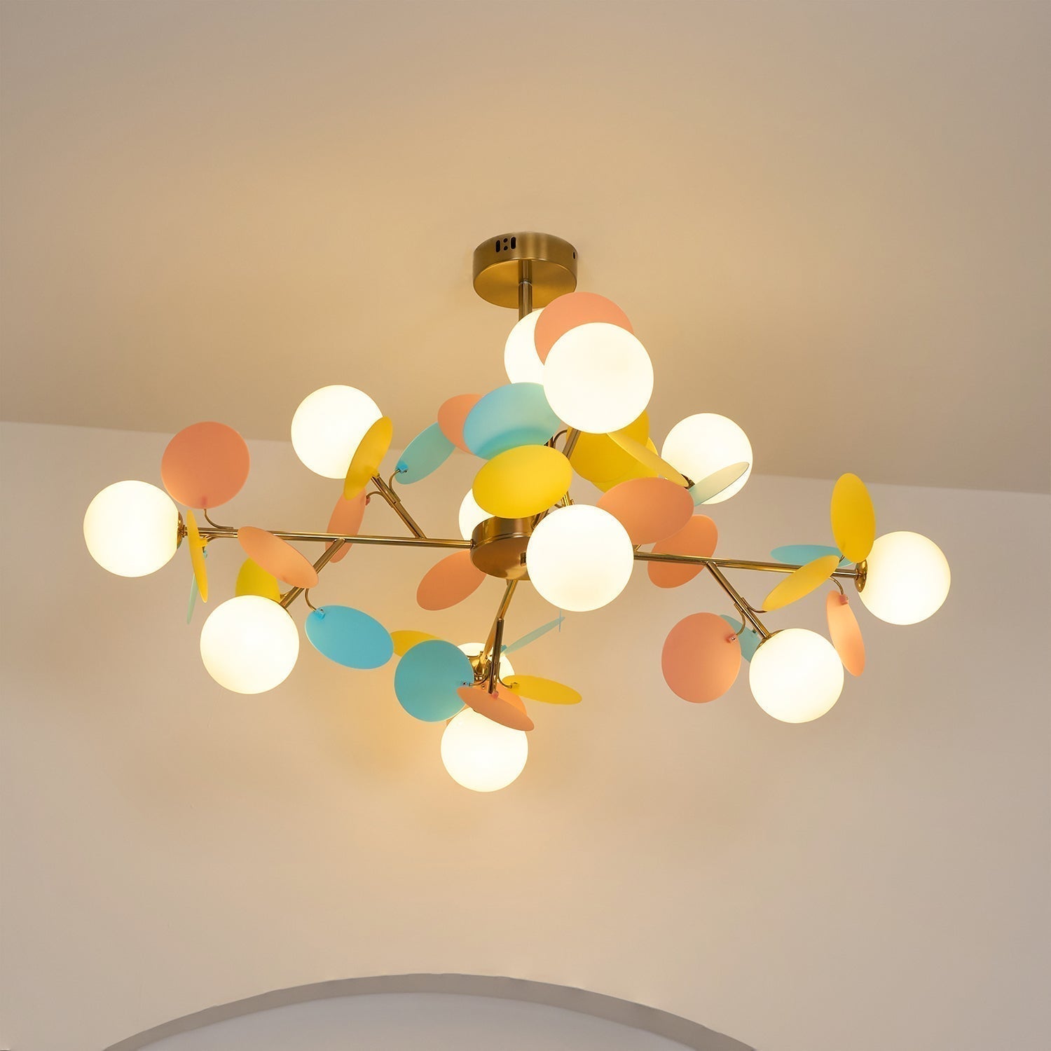 Off White Tree Chandelier - Letslighting