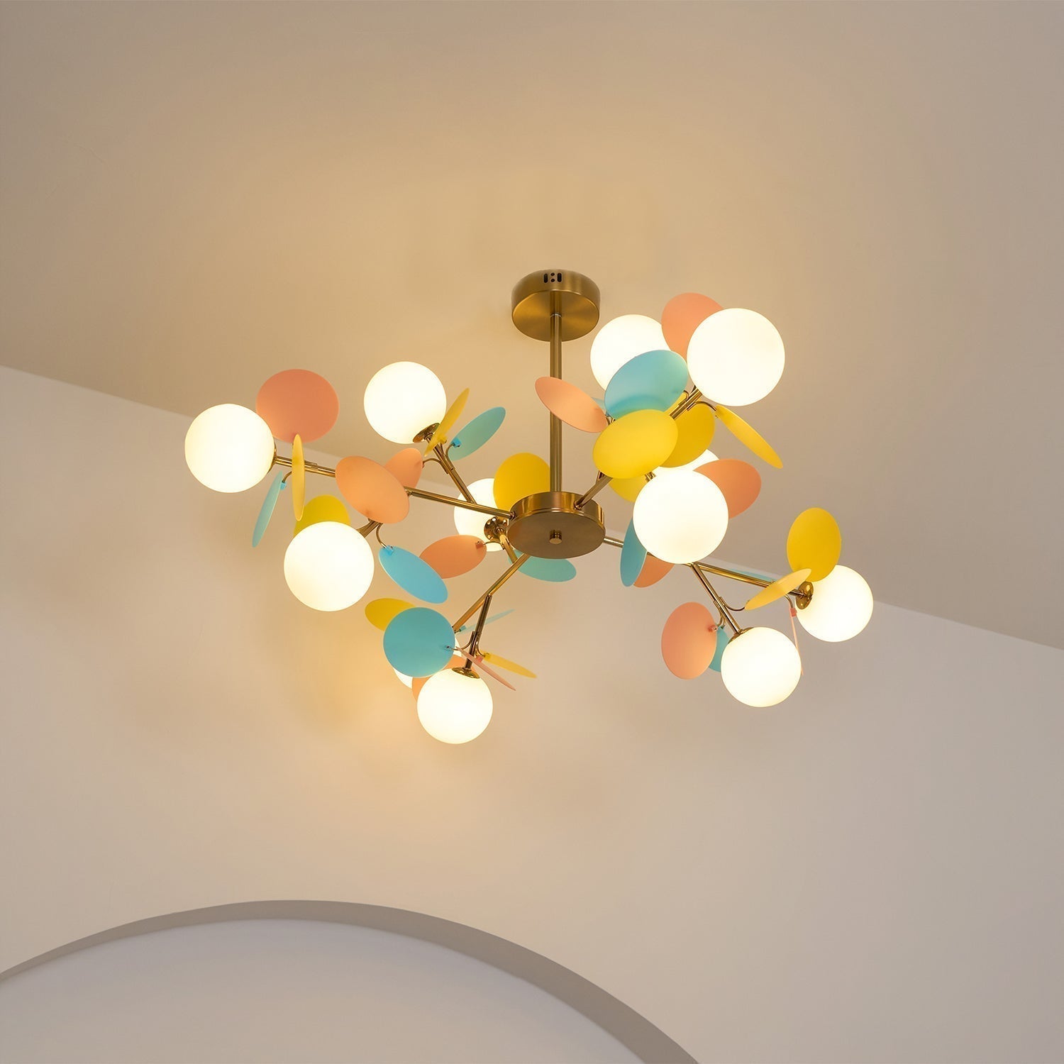 Off White Tree Chandelier - Letslighting