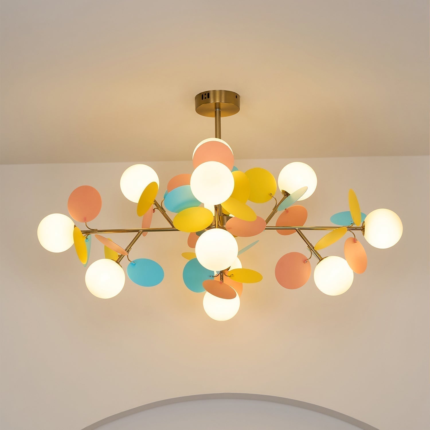 Off White Tree Chandelier - Letslighting