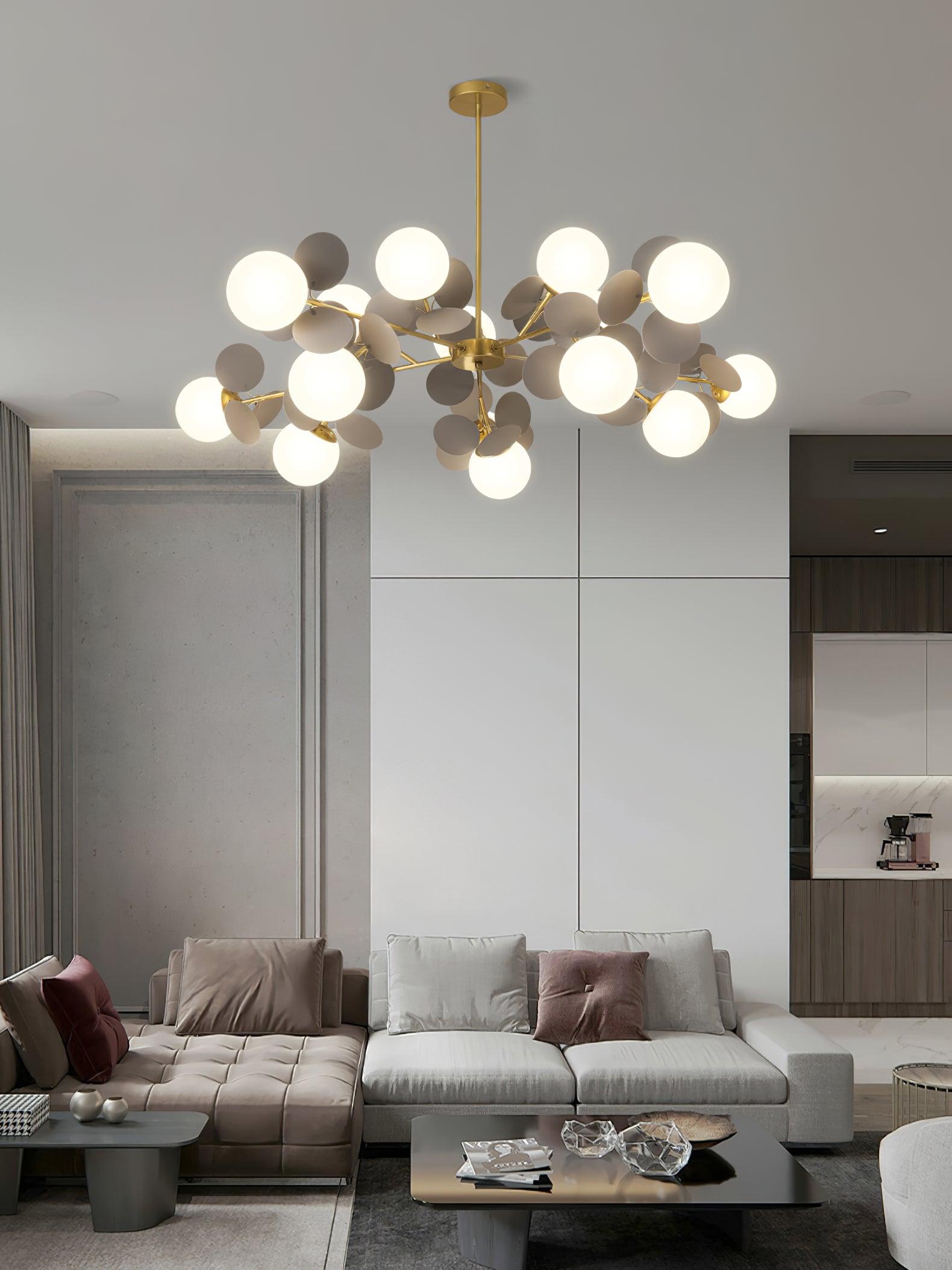 Off White Tree Chandelier - Letslighting