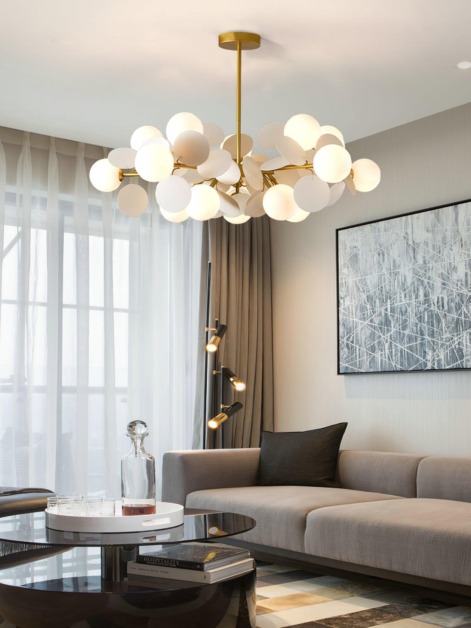 Off White Tree Chandelier - Letslighting