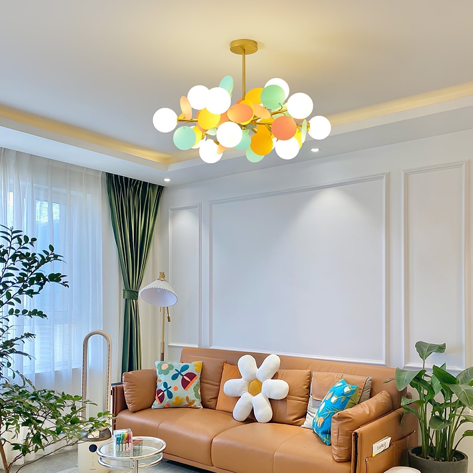 Off White Tree Chandelier - Letslighting