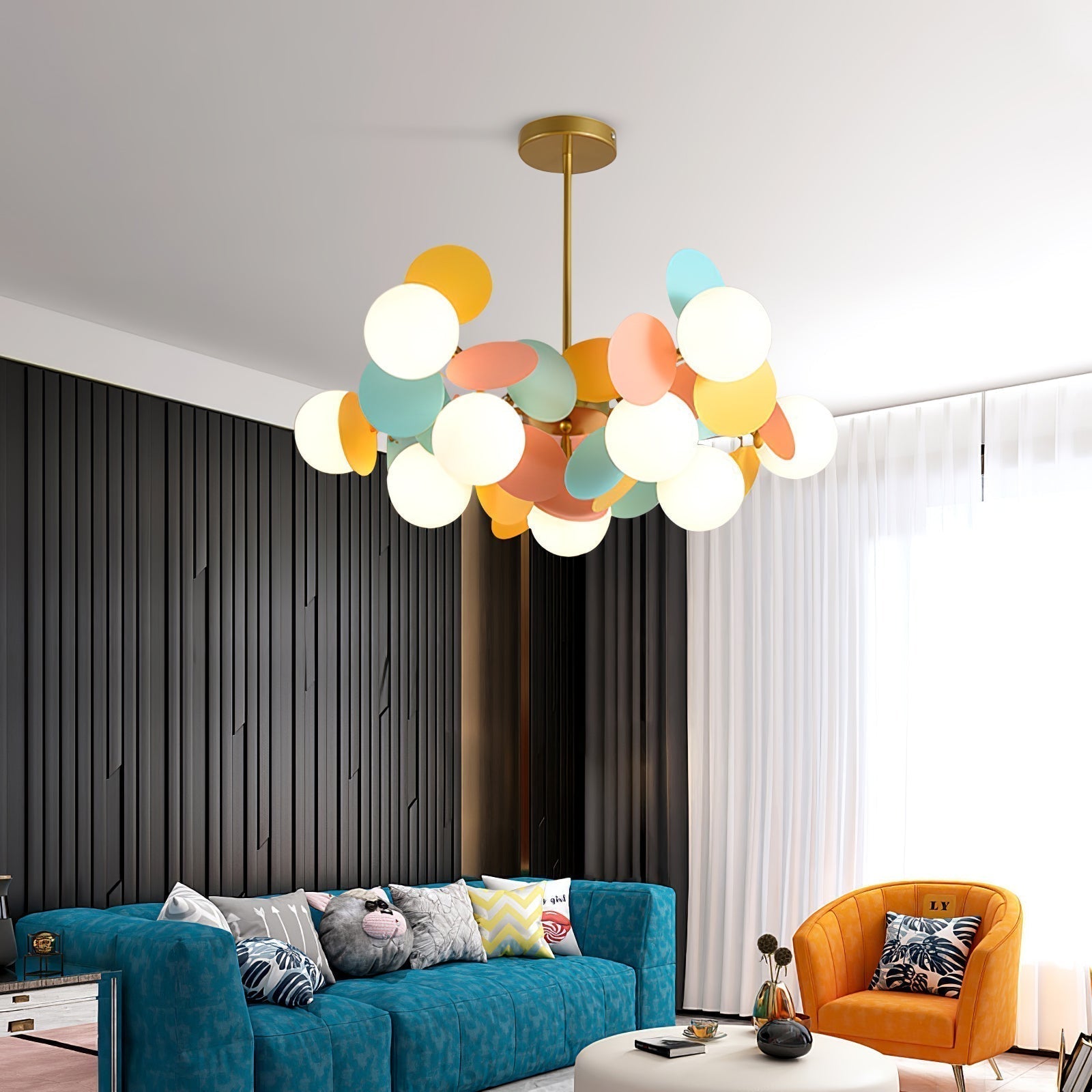 Off White Tree Chandelier - Letslighting