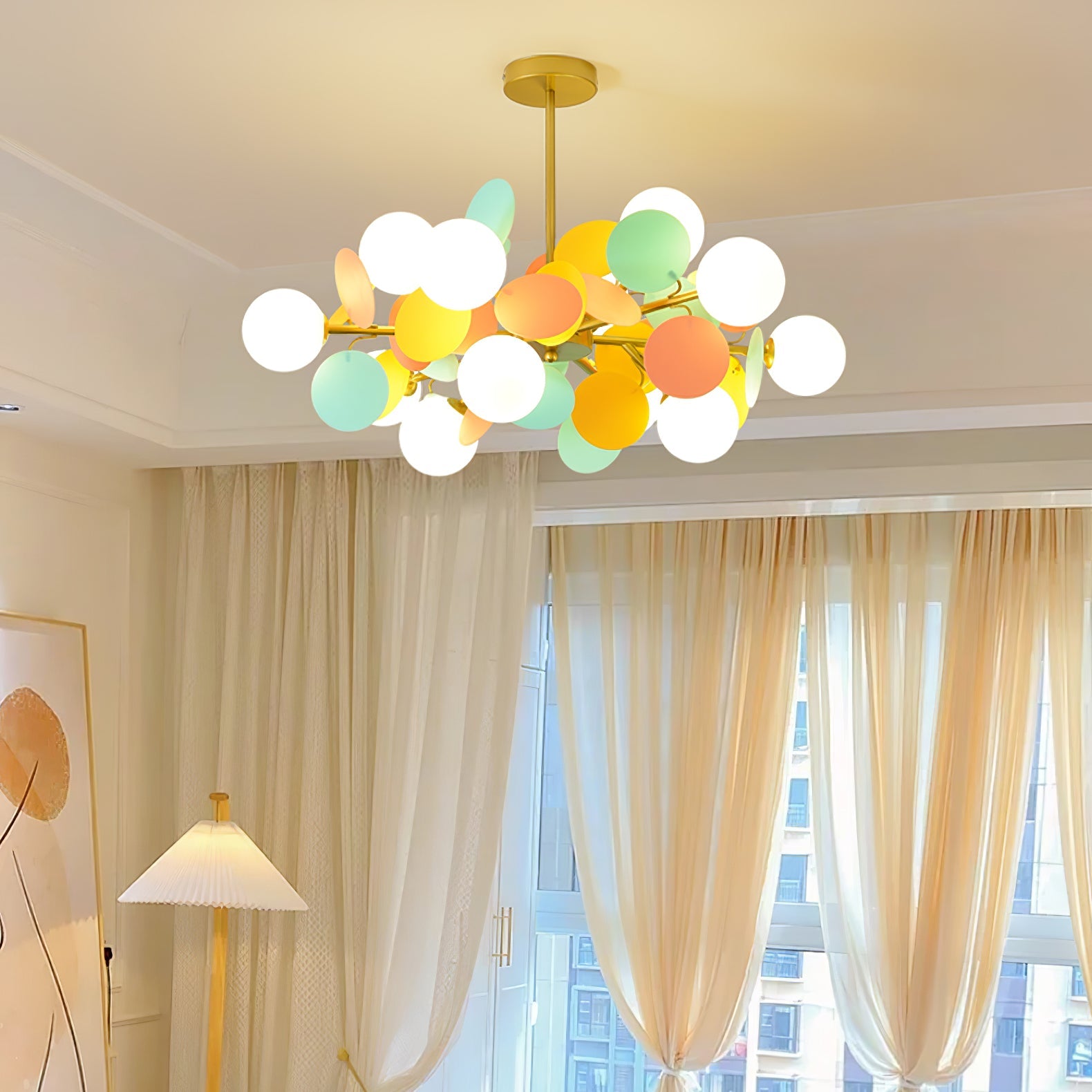Off White Tree Chandelier - Letslighting