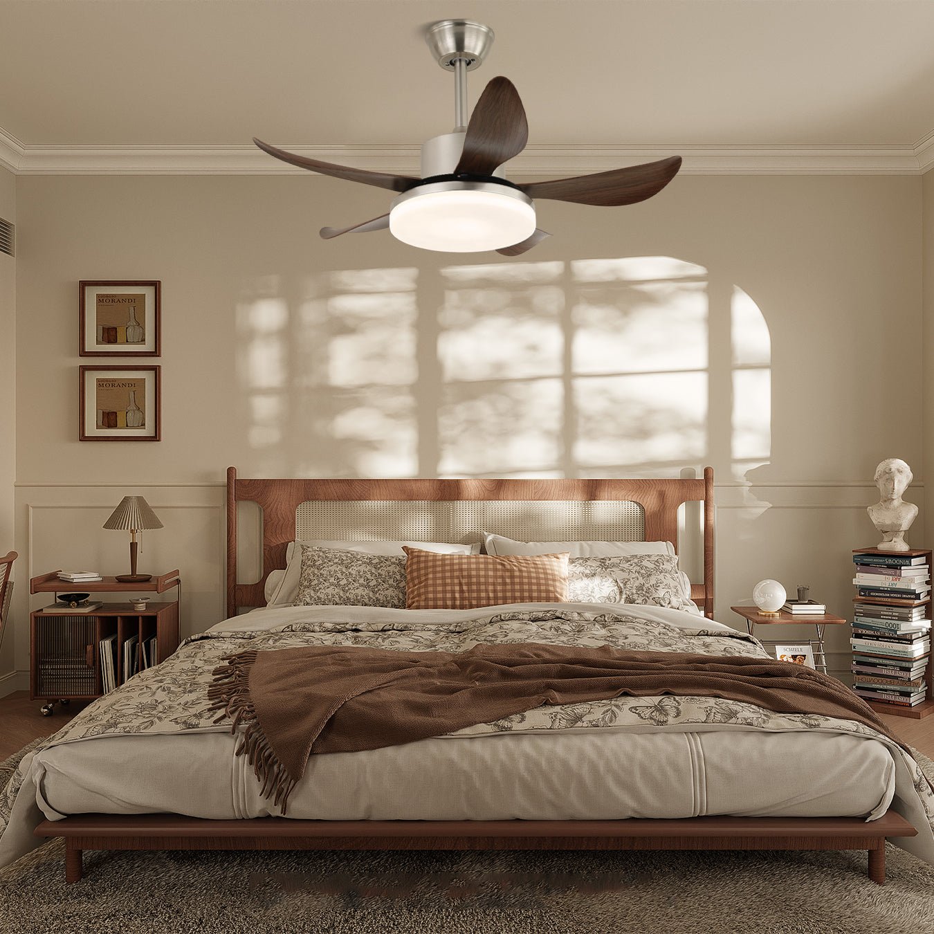 Ventilador de Techo Moderno Nerra en un ambiente interior