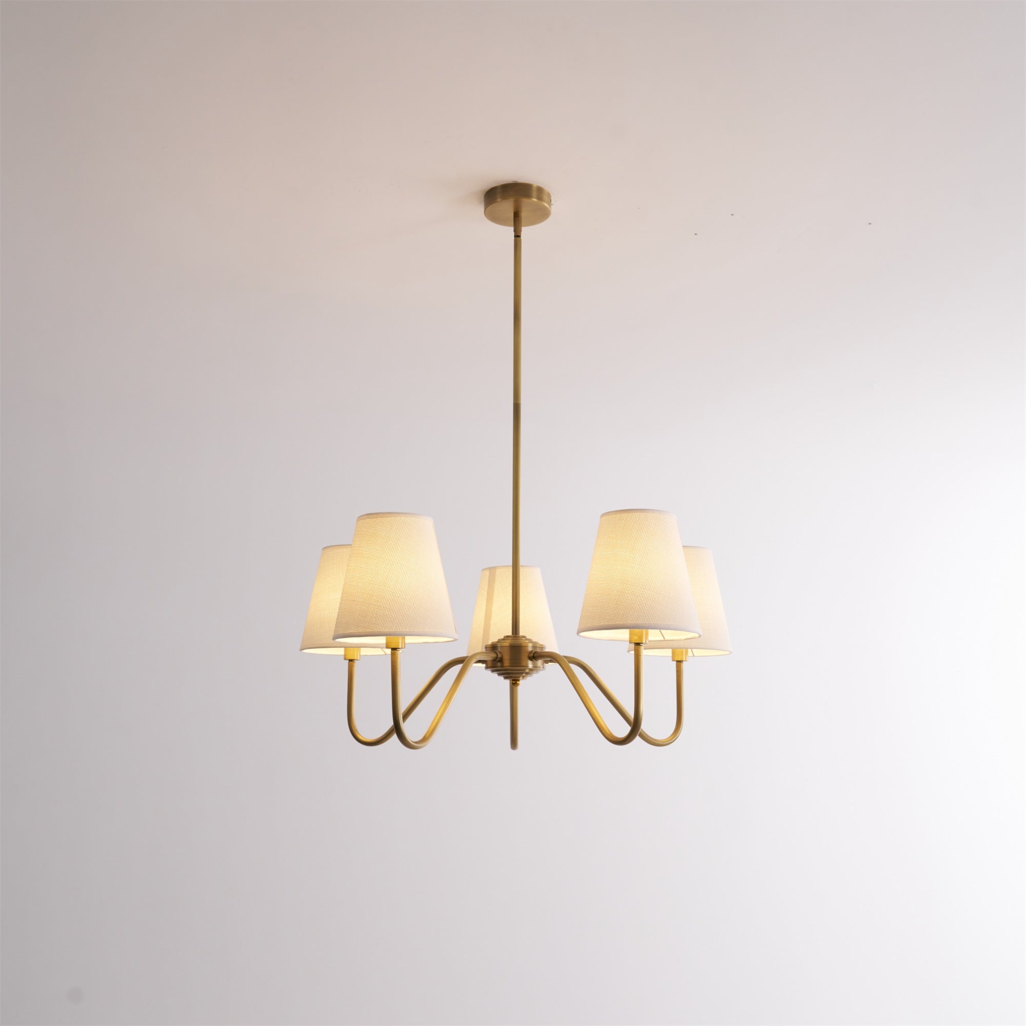 Opaluxe Brass Chandelier - Letslighting