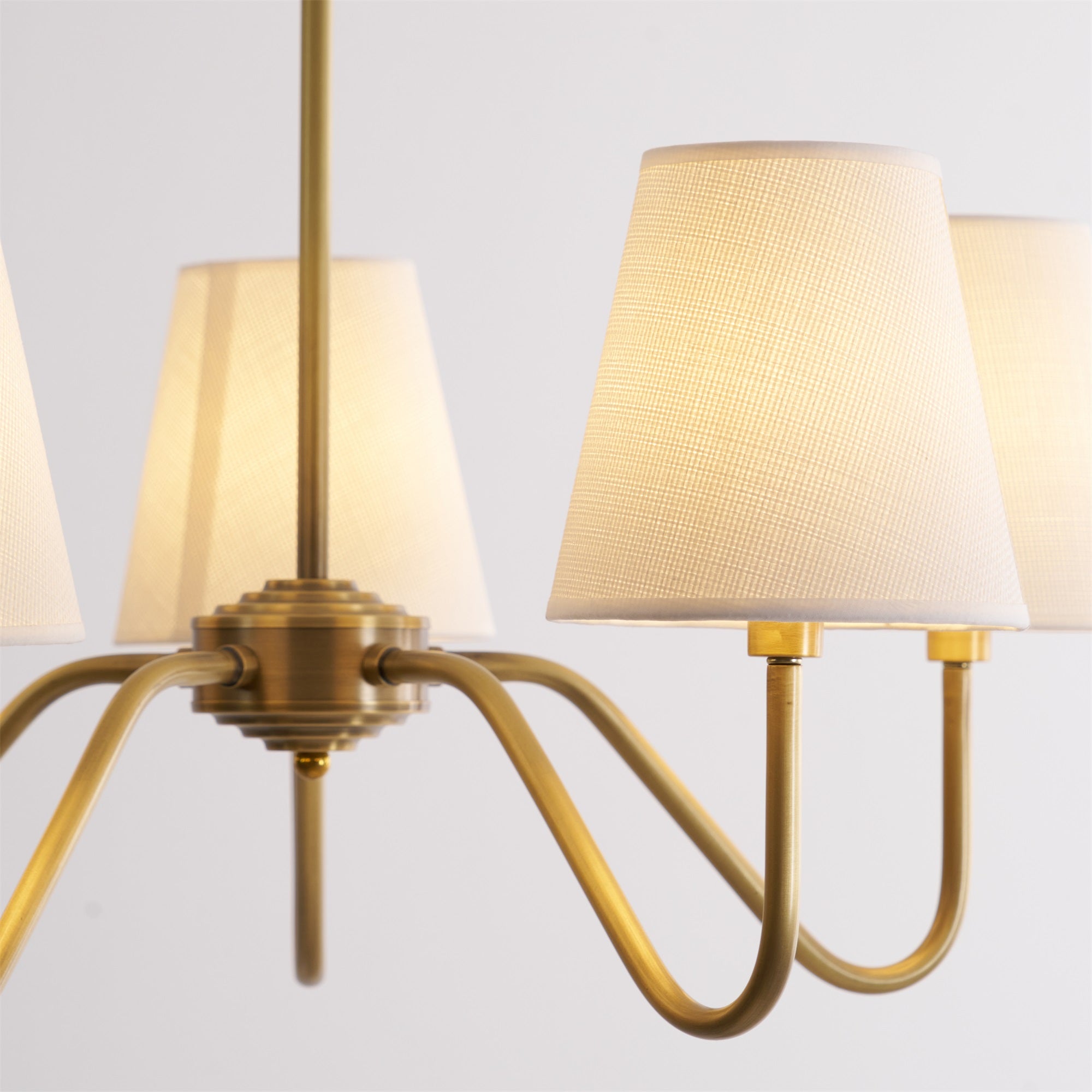 Opaluxe Brass Chandelier - Letslighting