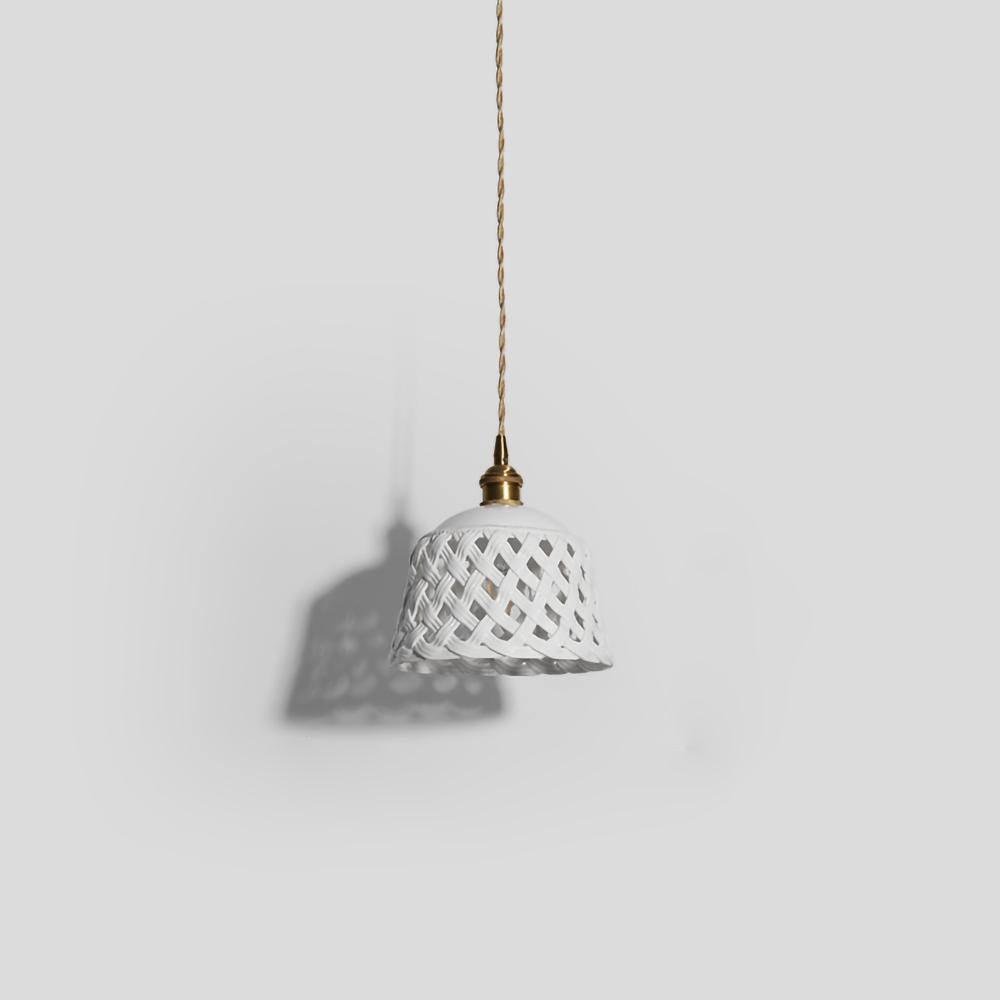 Openwork Ceramic Pendant Lamp - Letslighting