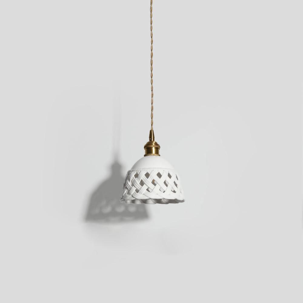 Openwork Ceramic Pendant Lamp - Letslighting