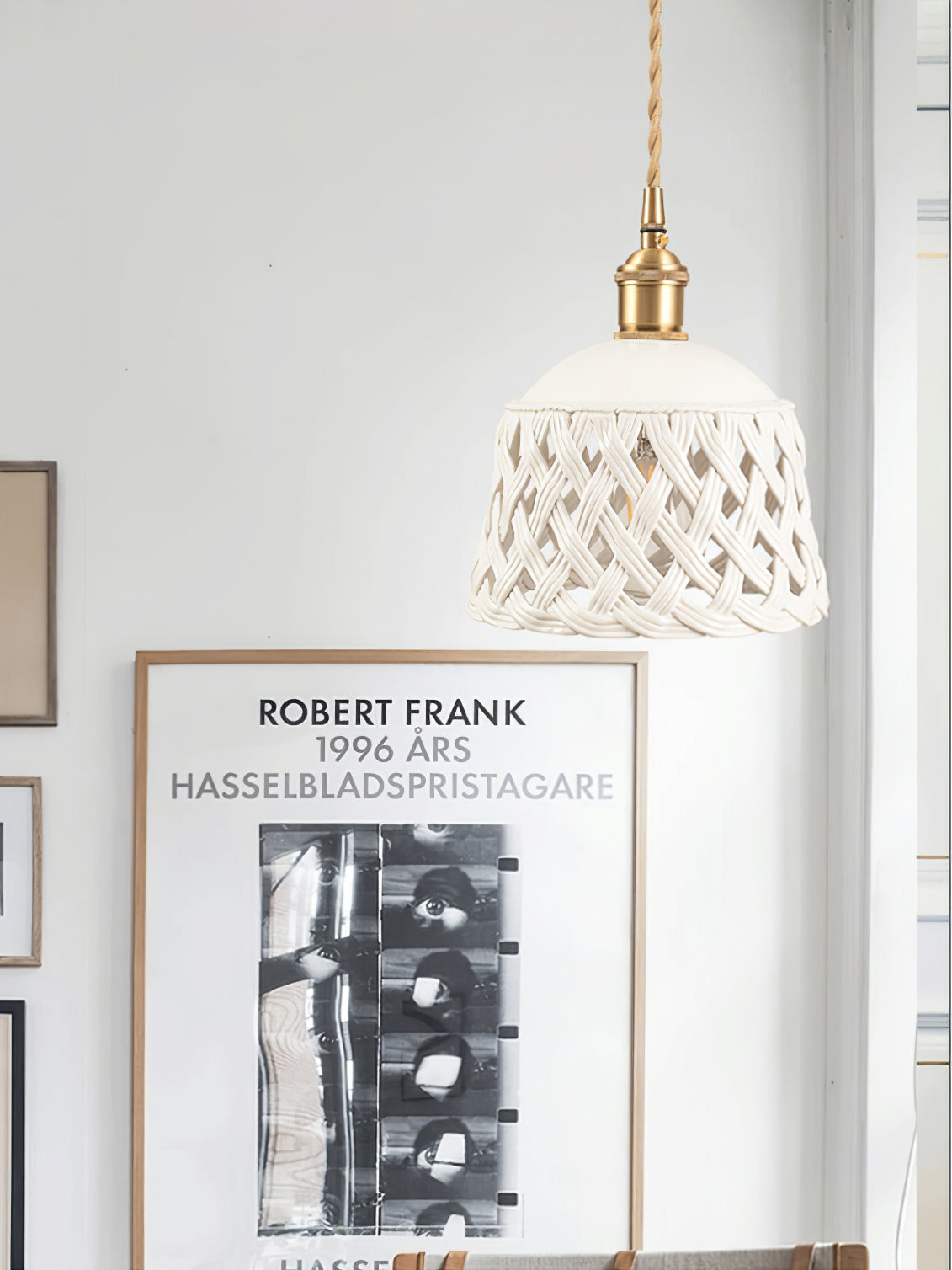 Openwork Ceramic Pendant Lamp - Letslighting