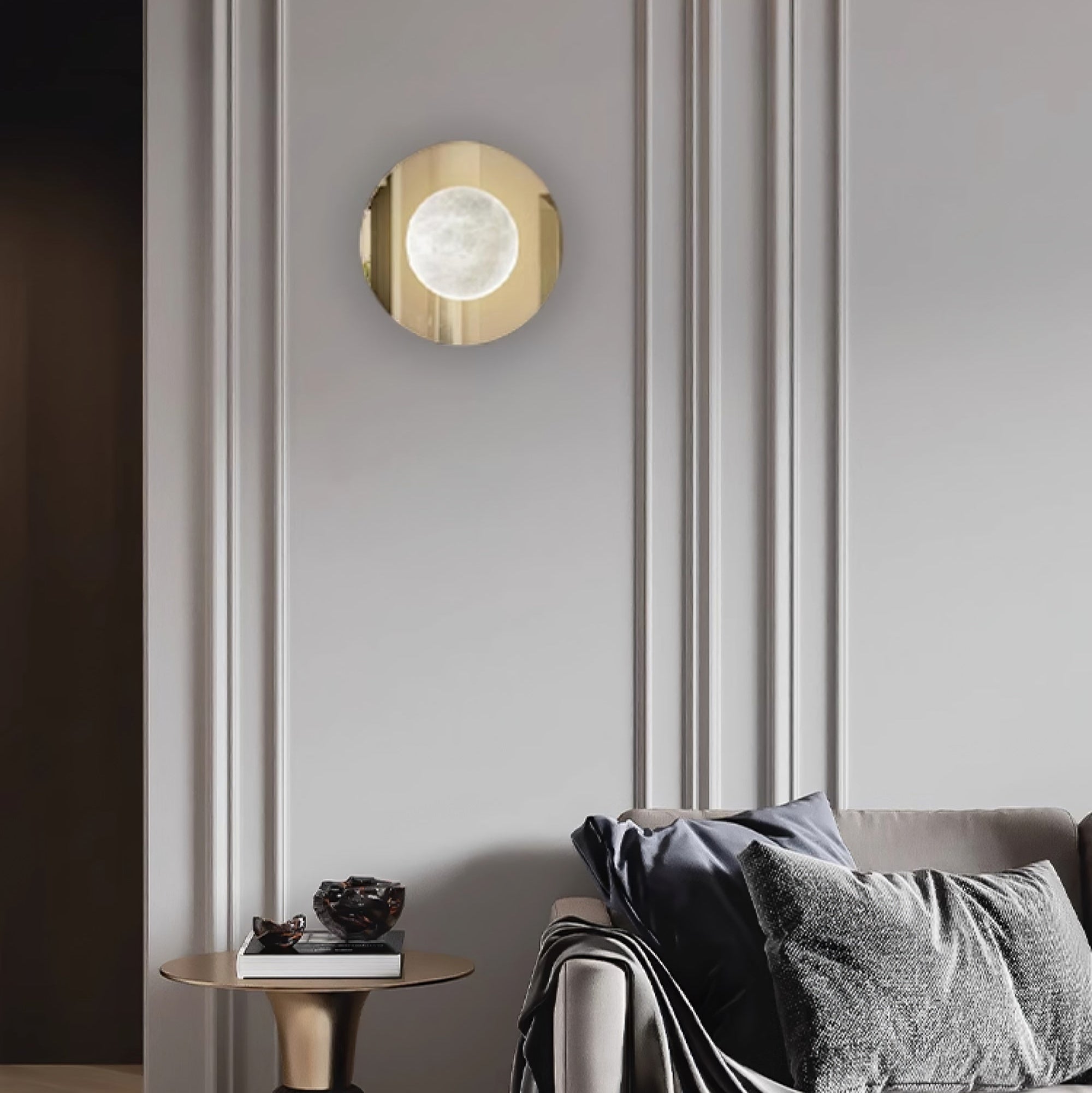 Lyra Modern Alabaster Wall Light - Letslighting