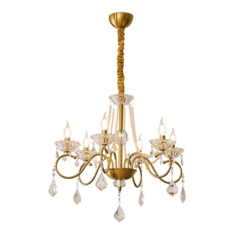 Opulent Pearl Crystal Chandelier - Letslighting