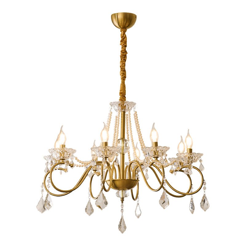 Opulent Pearl Crystal Chandelier - Letslighting