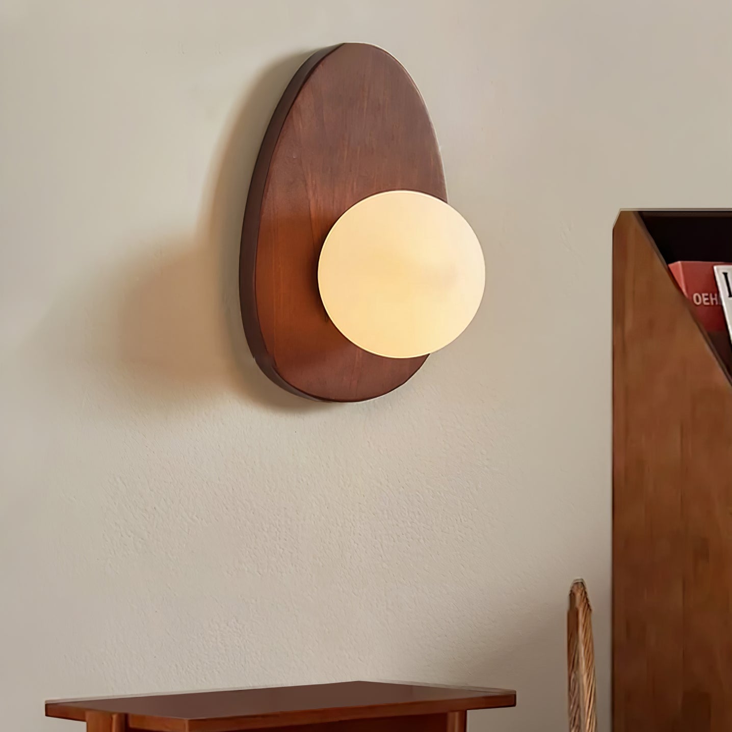 Orba Walnut Wall Lamp - Letslighting