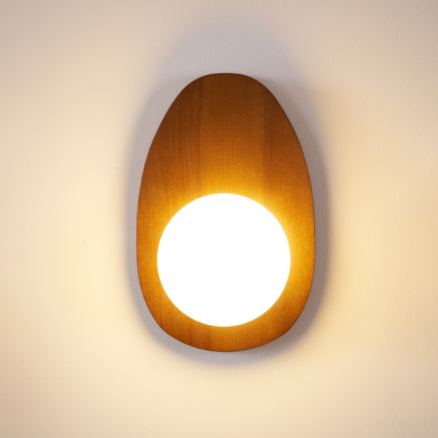 Orba Walnut Wall Lamp - Letslighting